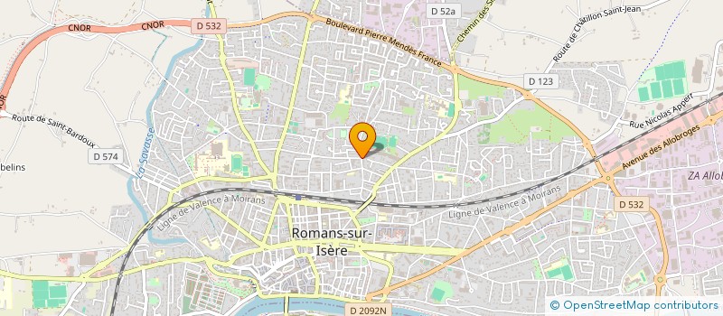 localisation de l'entreprise MONSIEUR PAUL TAPCHOM TALLA  ROMANS-SUR-ISERE