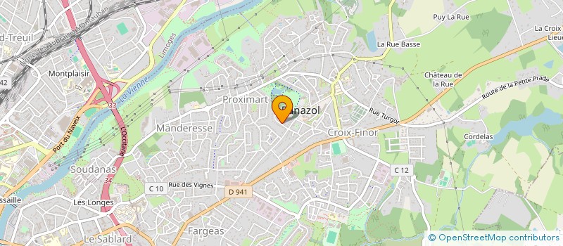 localisation de l'entreprise MONSIEUR PAUL TARTARY à PANAZOL