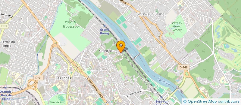 localisation de l'entreprise MONSIEUR PAUL TCHAMAKE  EVRY-COURCOURONNES