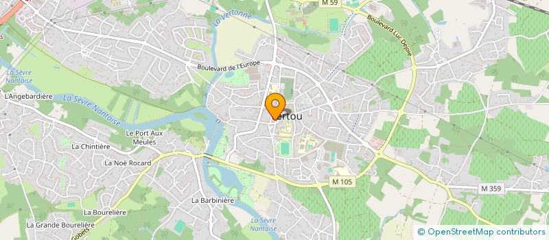 localisation de l'entreprise MONSIEUR PAUL TEILLET  VERTOU