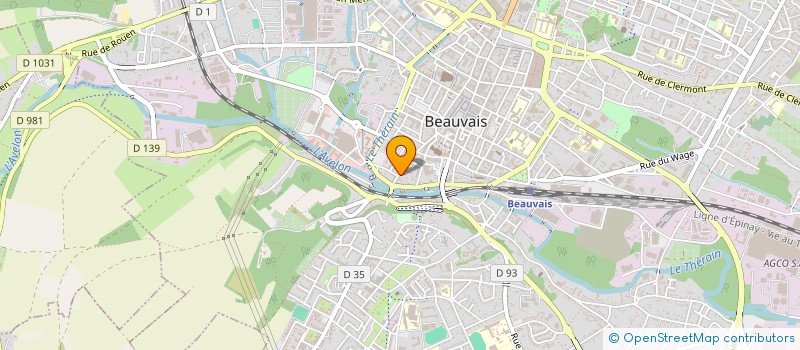 localisation de l'entreprise MONSIEUR PAUL TEIXEIRA  BEAUVAIS