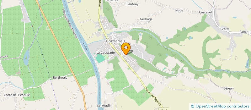 localisation de l'entreprise MONSIEUR PAUL TEIXEIRA ALVES  CORBARIEU