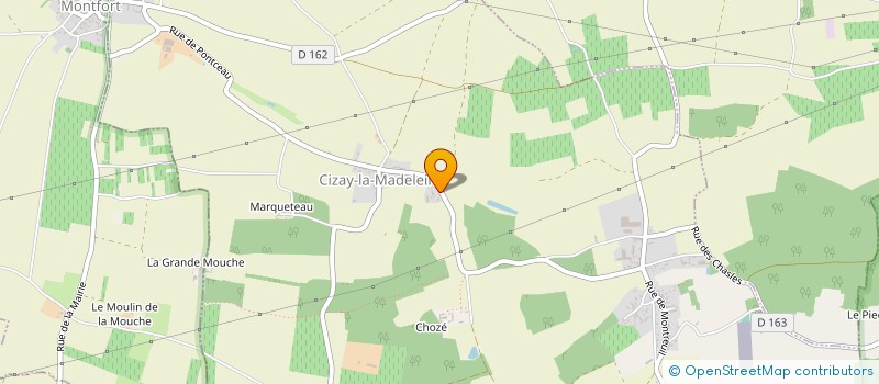 localisation de l'entreprise MONSIEUR PAUL TERRIEN  CIZAY-LA-MADELEINE