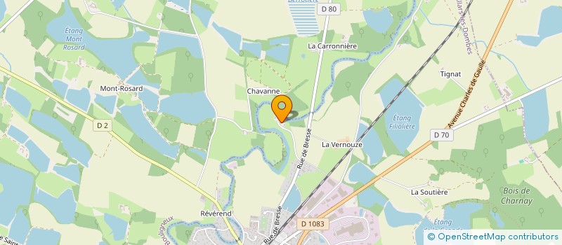 localisation de l'entreprise MONSIEUR PAUL TERROLLION à AMBERIEUX-EN-DOMBES