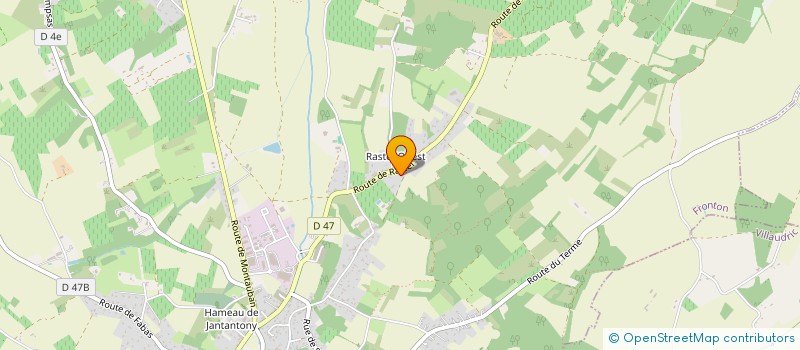 localisation de l'entreprise MONSIEUR PAUL TESSAROTTO  FRONTON