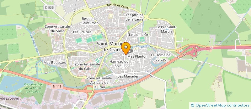localisation de l'entreprise MONSIEUR PAUL TESTA à SAINT-MARTIN-DE-CRAU