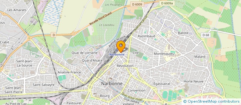 localisation de l'entreprise MONSIEUR PAUL TEYCHENNE à NARBONNE
