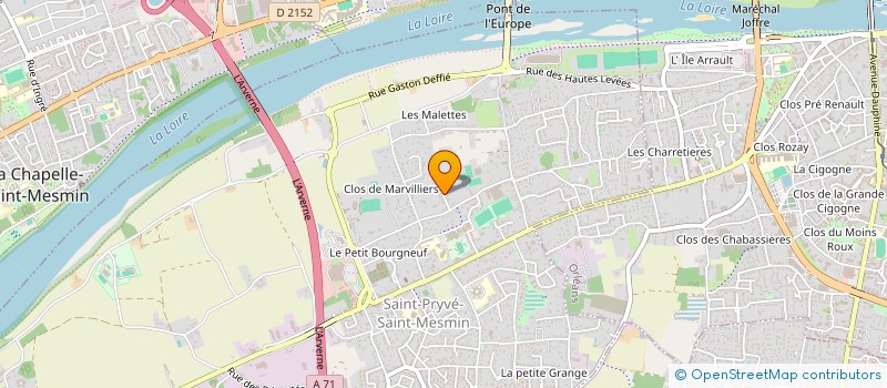 localisation de l'entreprise MONSIEUR PAUL THAUVIN à SAINT-PRYVE-SAINT-MESMIN