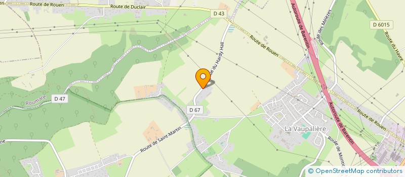 localisation de l'entreprise MONSIEUR PAUL THEKAL  LA VAUPALIERE