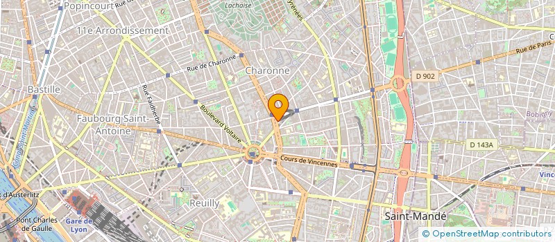 localisation de l'entreprise MONSIEUR PAUL THIBOUT  VINCENNES