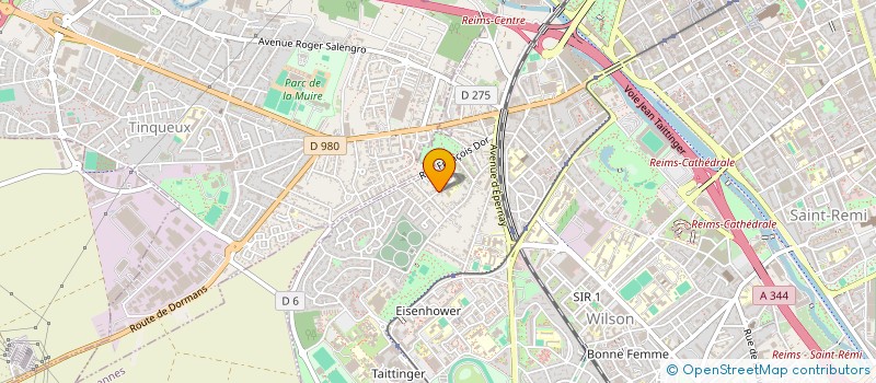 localisation de l'entreprise MONSIEUR PAUL THIRION  REIMS