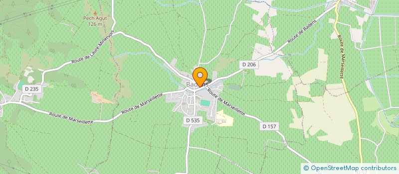 localisation de l'entreprise MONSIEUR PAUL THOMAS  BADENS