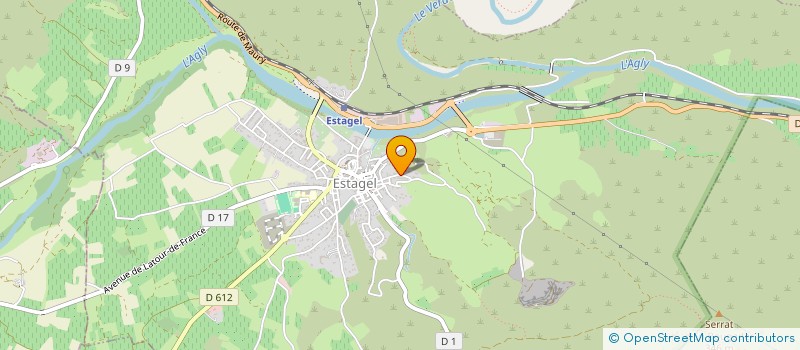 localisation de l'entreprise MONSIEUR PAUL THOMSON  ESTAGEL