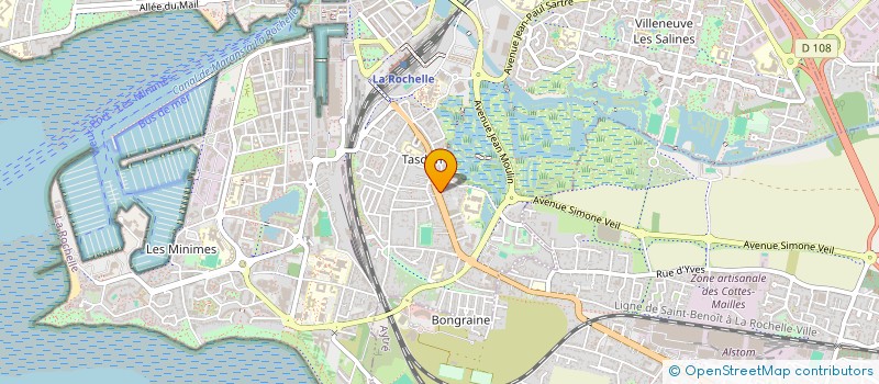 localisation de l'entreprise MONSIEUR PAUL THUBERT  LA ROCHELLE