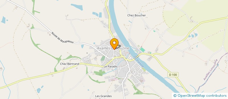 localisation de l'entreprise MONSIEUR PAUL TIMSON  AVAILLES-LIMOUZINE