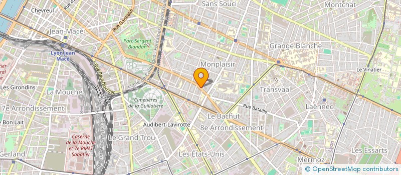 localisation de l'entreprise MONSIEUR PAUL TISSIER  LYON