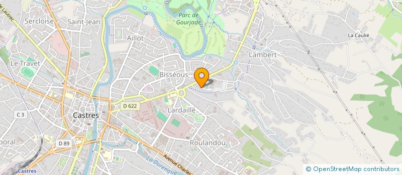 localisation de l'entreprise MONSIEUR PAUL TOMBREY  CASTRES