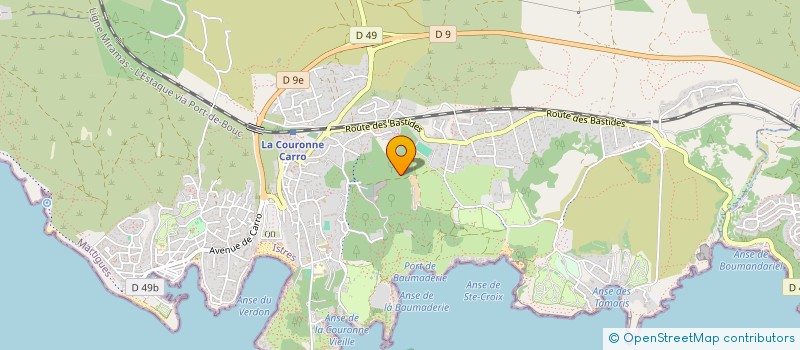 localisation de l'entreprise MONSIEUR PAUL TORRE à MARTIGUES