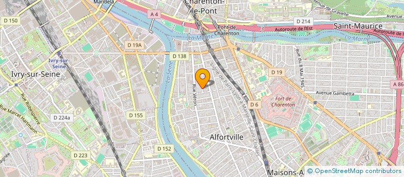 localisation de l'entreprise MONSIEUR PAUL TORRES à ALFORTVILLE