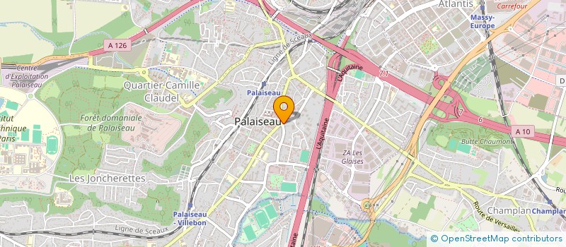 localisation de l'entreprise MONSIEUR PAUL TOURLAN à PALAISEAU