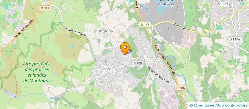 localisation de l'entreprise MONSIEUR PAUL TOUTENU  MONTAGNY