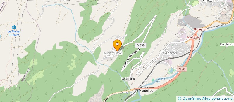 localisation de l'entreprise MONSIEUR PAUL TRAISSARD à AIME-LA-PLAGNE