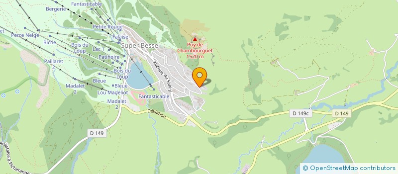 localisation de l'entreprise MONSIEUR PAUL TRAVERS  BESSE-ET-SAINT-ANASTAISE