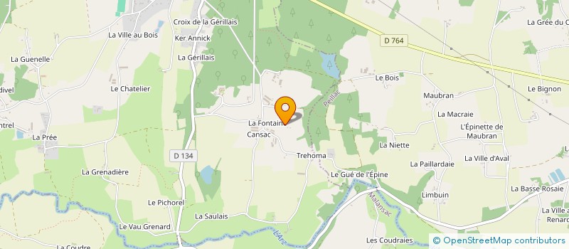 localisation de l'entreprise MONSIEUR PAUL TREMOUREUX  PEILLAC