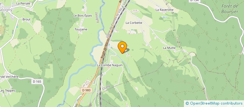 localisation de l'entreprise MONSIEUR PAUL TREUILLET  CLUNY