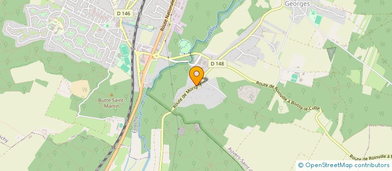 localisation de l'entreprise MONSIEUR PAUL TRINTIGNAC  AUVERS-SAINT-GEORGES