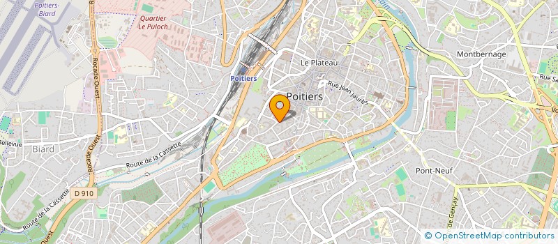 localisation de l'entreprise MONSIEUR PAUL TROUBAT  POITIERS