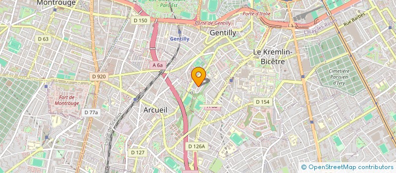 localisation de l'entreprise MONSIEUR PAUL TRUFFAULT  GENTILLY