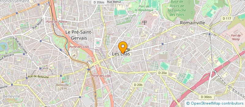 localisation de l'entreprise MONSIEUR PAUL TSIANAKAS à LES LILAS