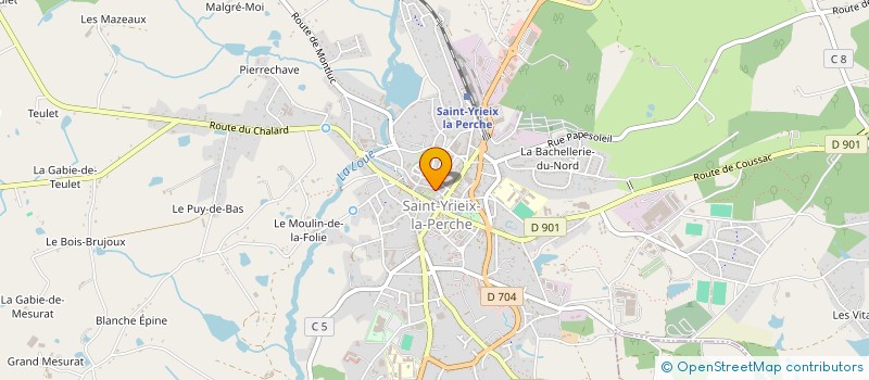 localisation de l'entreprise MONSIEUR PAUL TURBIAN à SAINT-YRIEIX-LA-PERCHE