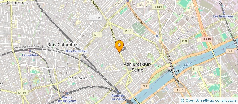 localisation de l'entreprise MONSIEUR PAUL-ULYSSE DEGARDIN à ASNIERES-SUR-SEINE