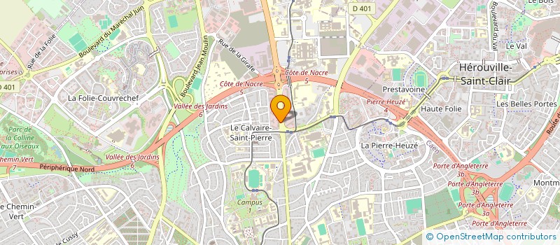 localisation de l'entreprise MONSIEUR PAUL-URSMAR MILLIEZ à CAEN