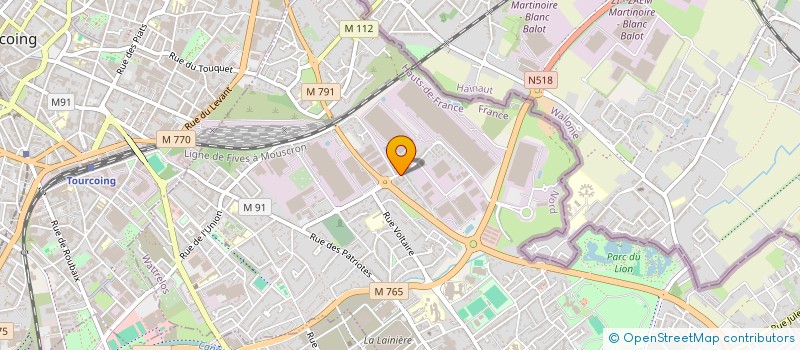 localisation de l'entreprise MONSIEUR PAUL VAICLE  WATTRELOS