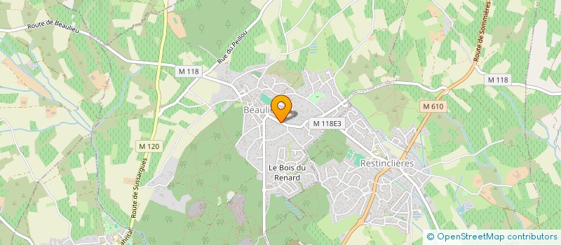 localisation de l'entreprise MONSIEUR PAUL VALAY  BEAULIEU