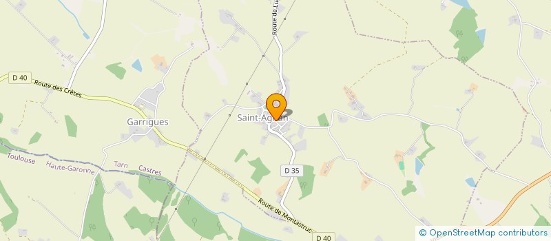 localisation de l'entreprise MONSIEUR PAUL VALLAT  LAVAUR