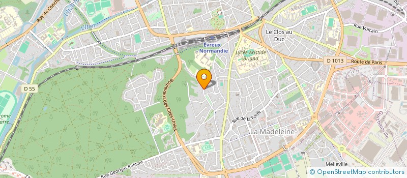 localisation de l'entreprise MONSIEUR PAUL VALLEE  EVREUX