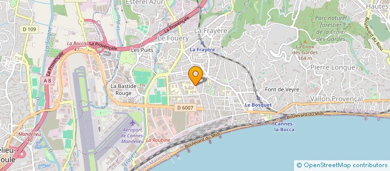localisation de l'entreprise MONSIEUR PAUL VALLIN à CANNES