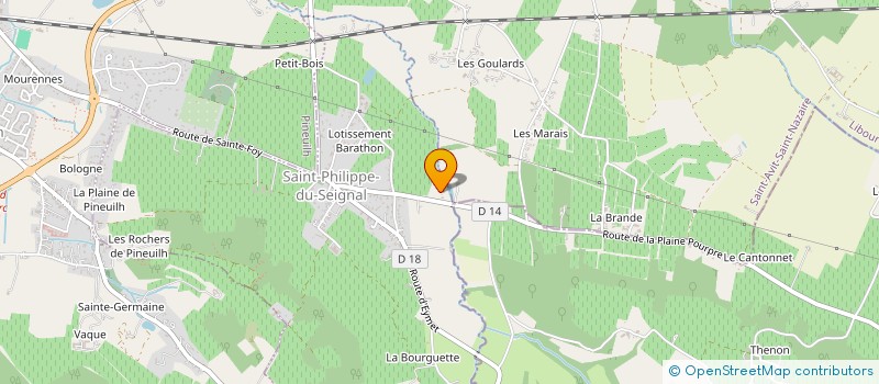 localisation de l'entreprise MONSIEUR PAUL VAN DINGENEN  SAINT-PHILIPPE DU SEIGNAL