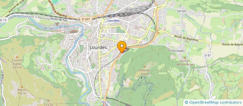 localisation de l'entreprise MONSIEUR PAUL VANDAMME à LOURDES