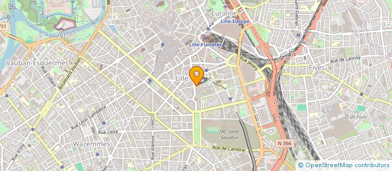 localisation de l'entreprise MONSIEUR PAUL VANDON  LILLE