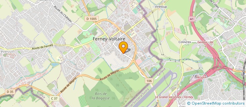localisation de l'entreprise MONSIEUR PAUL VANNIER à ORNEX