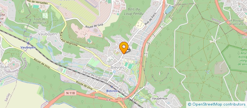 localisation de l'entreprise MONSIEUR PAUL VANNOYE  BIEVRES
