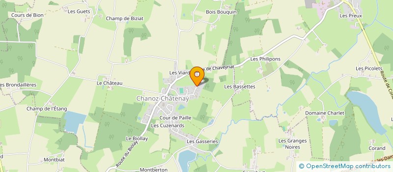 localisation de l'entreprise MONSIEUR PAUL VARICHON à CHANOZ-CHATENAY