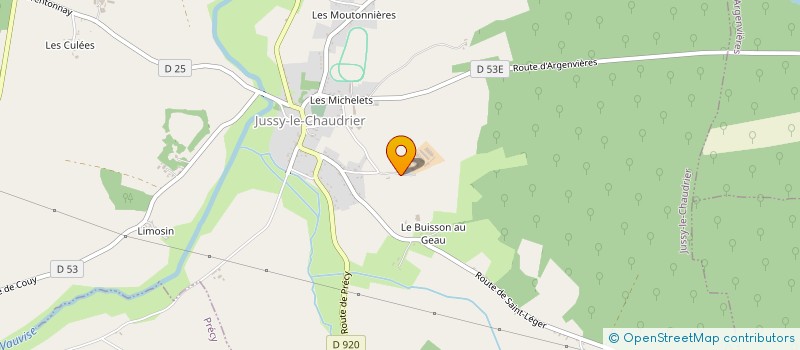 localisation de l'entreprise MONSIEUR PAUL VATAN  JUSSY-LE-CHAUDRIER