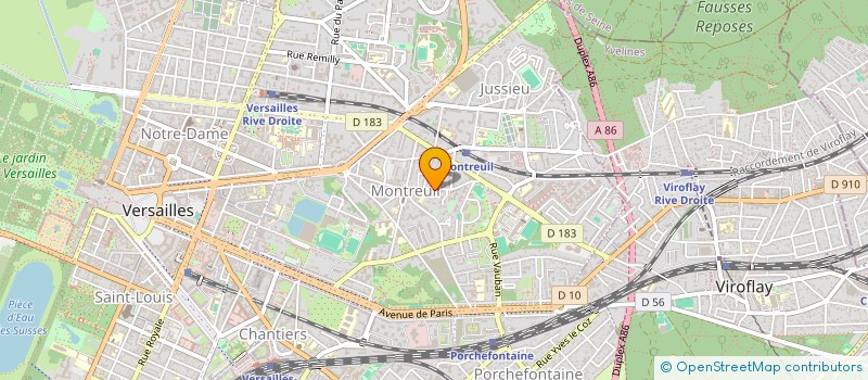 localisation de l'entreprise MONSIEUR PAUL VAUBOURG à VERSAILLES