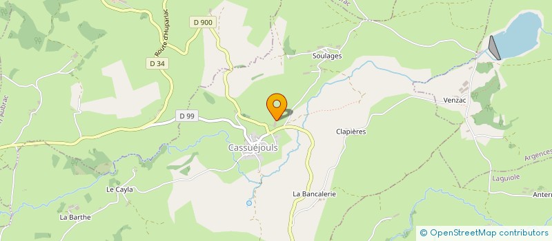 localisation de l'entreprise MONSIEUR PAUL VAYSSADE à LAGUIOLE